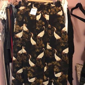 Wide leg dress pants